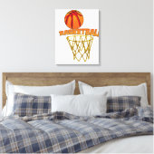 Basketbal Canvas Afdruk (Insitu (Slaapkamer))
