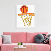 Basketbal Canvas Afdruk (Insitu (Woonkamer))