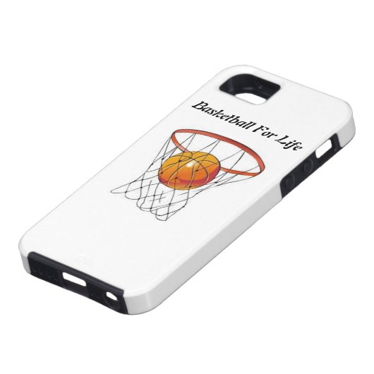 Basketbal Case-Mate iPhone Case (Onderkant)