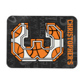 Basketbal Chalkboard 3e Verjaardag Magneet (Horizontaal)