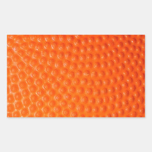 Basketbal close-up huid rechthoekige sticker