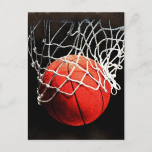 Basketbal Closeup Artwork Verticale Post Kaarten