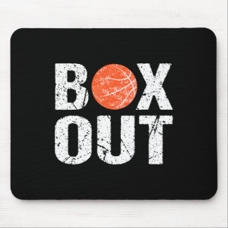 Basketbal Coach Box Out Gezegde Novelty Gift Muismat