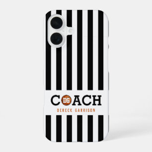 Basketbal Coach Cool Sport Cadeaus iPhone 16 Hoesje