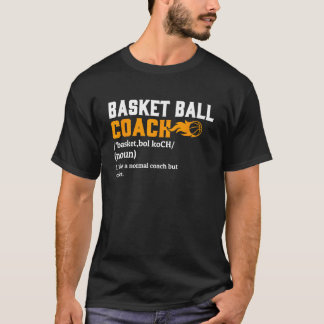 Basketbal Coach Definitie Gift Grappige Basketbal T-shirt