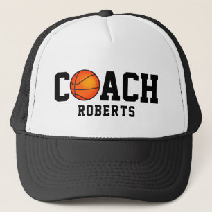 🏀 basketbal COACH [douanenaam] Trucker Pet