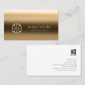 Basketbal Coach Scout Professionele Sport Visitekaartje (Voorkant / Achterkant)