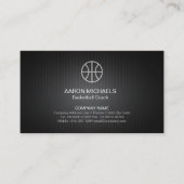 Basketbal Coach Scout Professionele Sport Visitekaartje (Voorkant)