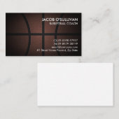 Basketbal Coach Scout Visitekaartje (Voorkant / Achterkant)