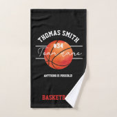 basketbal coach speler team handdoek (Handdoek)