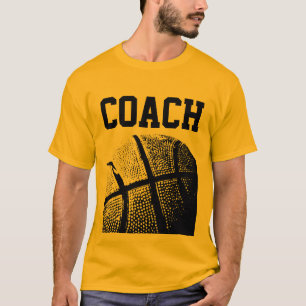 Basketbal coach t shirt Personaliseerbaar