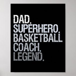 Basketbal coach vader 1 poster