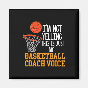 Basketbal Coach Voice Magneet