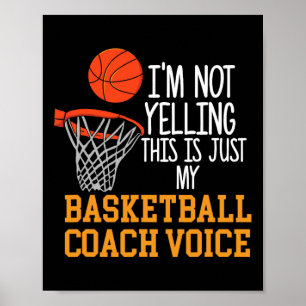 Basketbal Coach Voice Poster