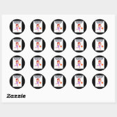 Basketbal Collecties 1 Ronde Sticker (Vel)