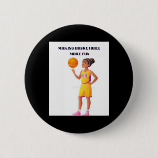 Basketbal Collecties 2 Ronde Button 5,7 Cm