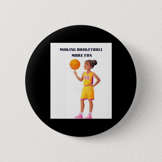Basketbal Collecties 2 Ronde Button 5,7 Cm (Voorkant)