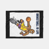 Basketbal Collecties Fleece Deken (Voorkant (Horizontaal))
