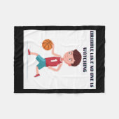 Basketbal Collecties Fleece Deken (Voorkant (Horizontaal))