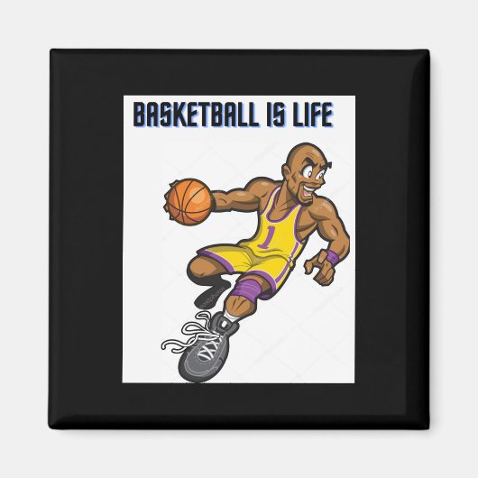 Basketbal Collecties Magneet (Voorkant)