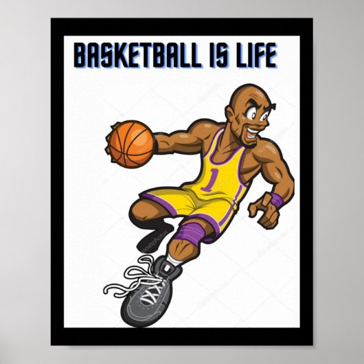 Basketbal Collecties Poster (Voorkant)