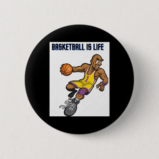 Basketbal Collecties Ronde Button 5,7 Cm