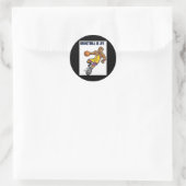 Basketbal Collecties Ronde Sticker (Tas)