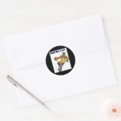 Basketbal Collecties Ronde Sticker (Envelop)