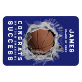 Basketbal Congrats Magnet Magneet (Horizontaal)