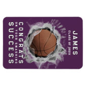 Basketbal Congrats Magnet Magneet (Horizontaal)