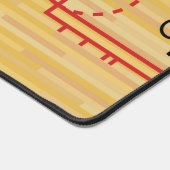 Basketbal Court Design Desk Mat (Hoek)