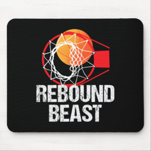 Basketbal Court Fun Rebound Beast Player Gift Muismat