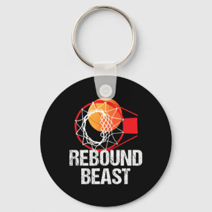 Basketbal Court Fun Rebound Beast Player Gift Sleutelhanger