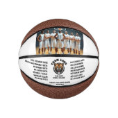Basketbal Custom Team Foto, Spelers Namen & Logo (Voorkant)
