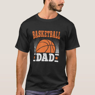 Basketbal Dad  basketbalspeler Mannen T Shi T-shirt