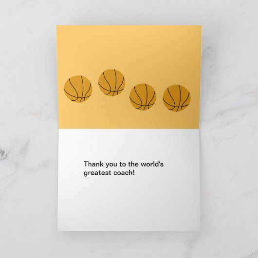 Basketbal Dank je kaarten (Binnen)