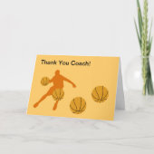 Basketbal Dank je kaarten (Voorkant)