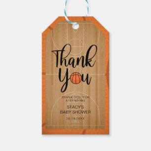  basketbal dank u cadeau Labels Cadeaulabel