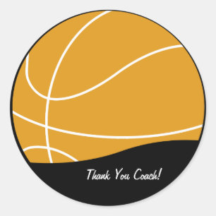 Basketbal Dank u Stickers