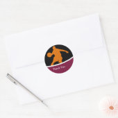Basketbal Dank u Stickers (Envelop)