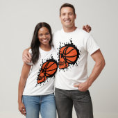 basketbal death profile ballon t-shirt (Unisex)