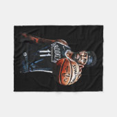 Basketbal Design Fleece Deken (Voorkant (Horizontaal))