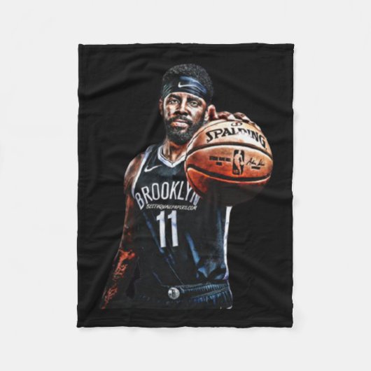 Basketbal Design Fleece Deken (Voorkant)