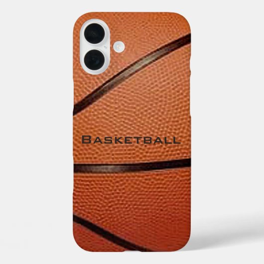 Basketbal Design iPhone Case (Achterkant)