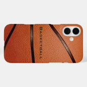 Basketbal Design iPhone Case (Achterkant (horizontaal))