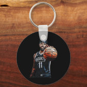 Basketbal Design Sleutelhanger (Voorkant)