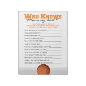 Basketbal die mama kent beste Baby spel pakket Notitieblok (Gedraaid)