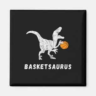 Basketbal Dinosaurus Baller T-rex Dino Spelen Bask Magneet