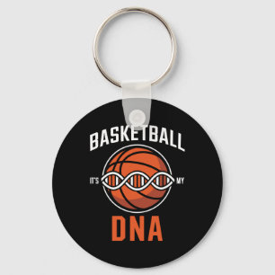 Basketbal DNA - Pion loopt in mijn bloed Sleutelhanger