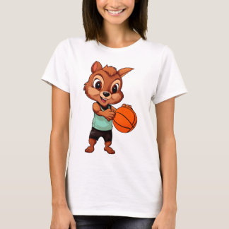 Basketbal Eekhoorn T-shirt